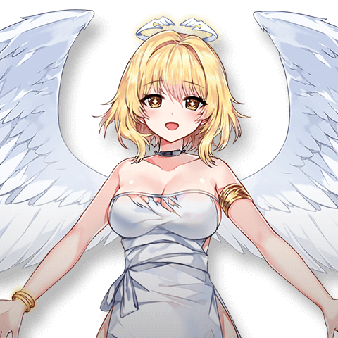 haru white angel artwork